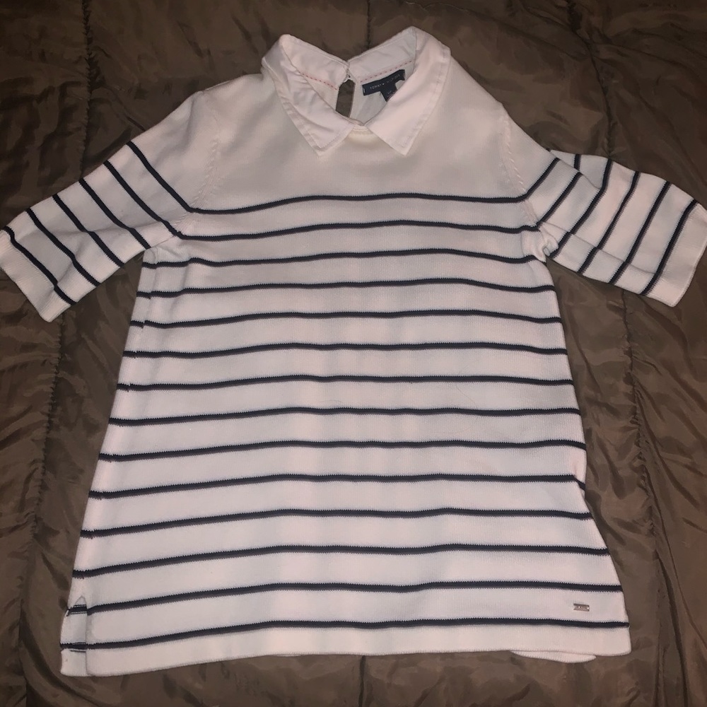Tommy Hilfiger sweater with Peter Pan collar